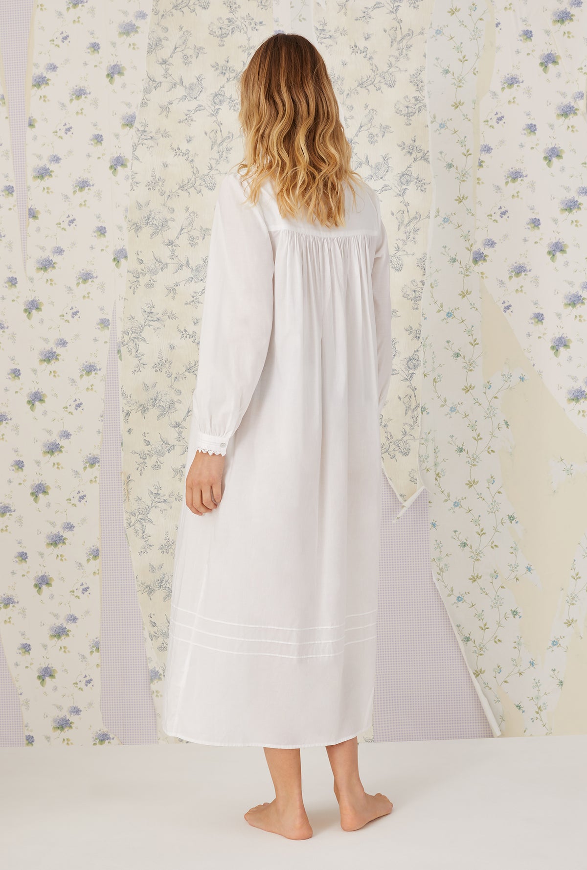 long sleeve cotton dress